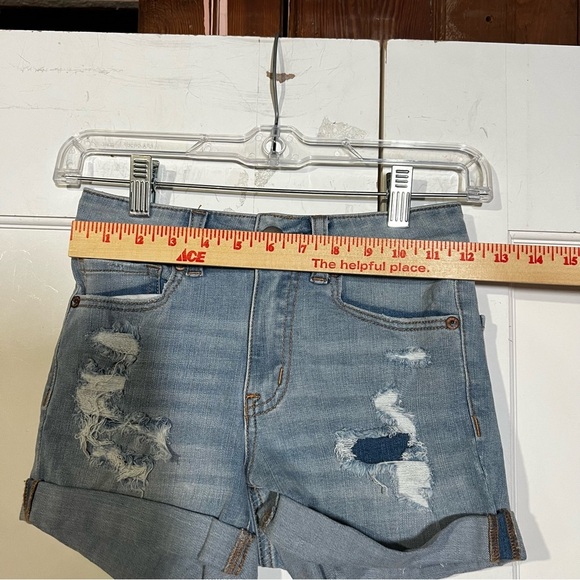 Aeropostale High Rise Midi Jorts Size 00 - Picture 5 of 9